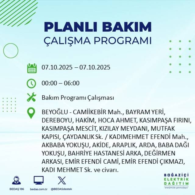 Bugün İstanbul karanlığa bürünecek! BEDAŞ açıkladı: 23 ilçede elektrikler kesilecek 45